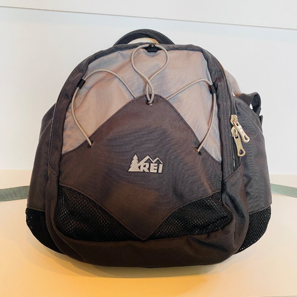 REI Gray and Black Waist Lumbar Pack